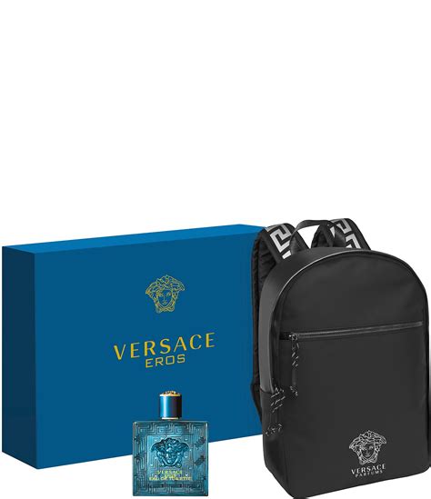 men's versace mini deluxe cologne set|Versace cologne set with backpack.